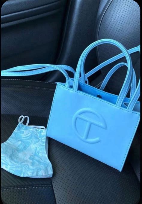 blue telfar bag